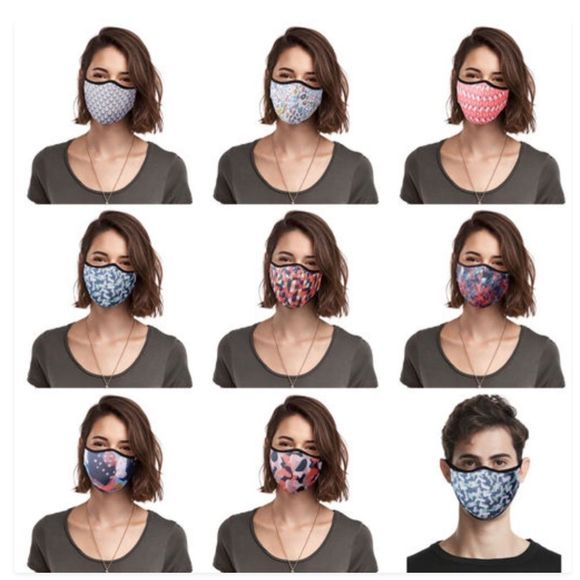 Pack of 15 New Individually Packed Unisex Cotton Washable Face Masks - Picture 2 of 3